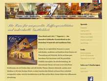 Tablet Screenshot of cleos-hotel.de